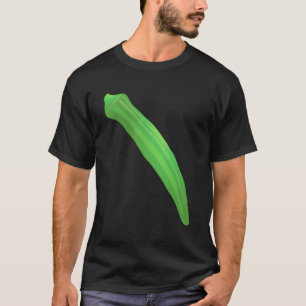 Okra Vegetable Gumbo Southern Food T-Shirt