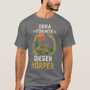 Okra Vegetable Marshmallow Vegan Vegetarian Vegeta T-Shirt