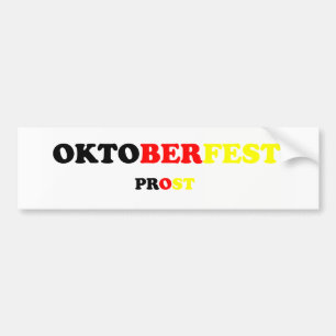 Oktober Fest Prost Bumper Sticker