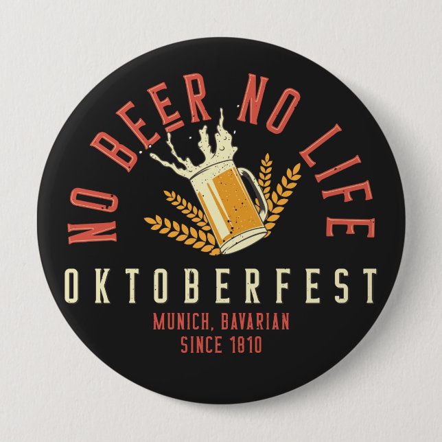 OKTOBERFEST 2021 10 CM ROUND BADGE (Front)