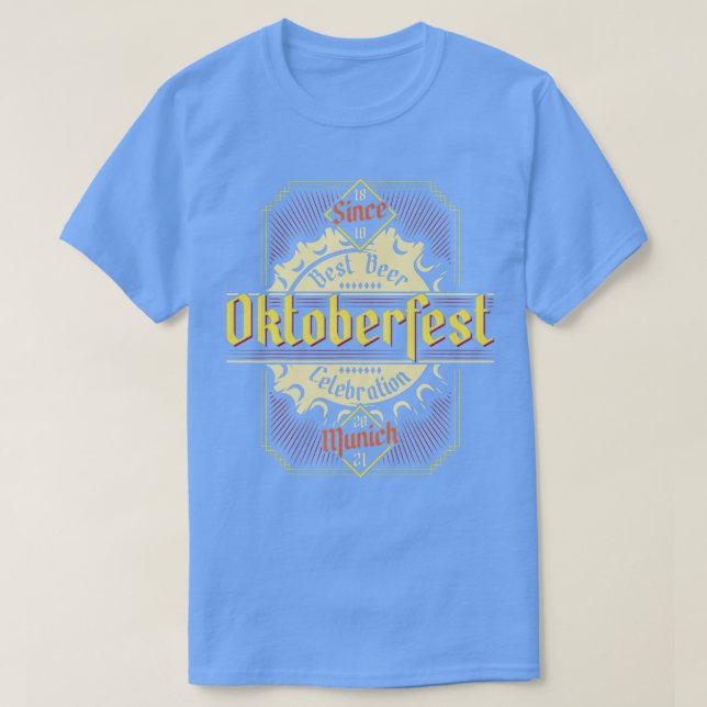 Oktoberfest 2021 German Beer Festival Munich drink T-Shirt (Design Front)