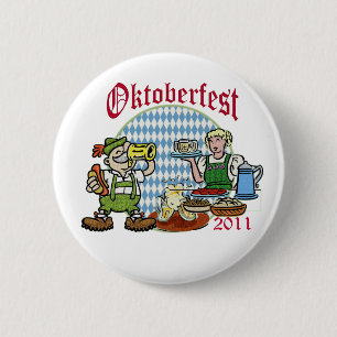 oktoberfest 6 cm round badge