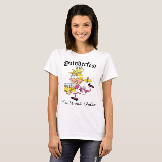 Oktoberfest Barmaid T-Shirt (Front Full)