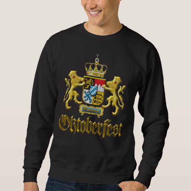 Oktoberfest Bavaria Crest Sweatshirt (Front)