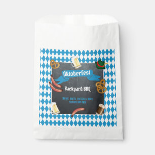 Oktoberfest Bavarian Beer Backyard BBQ Party Napk Favour Bags