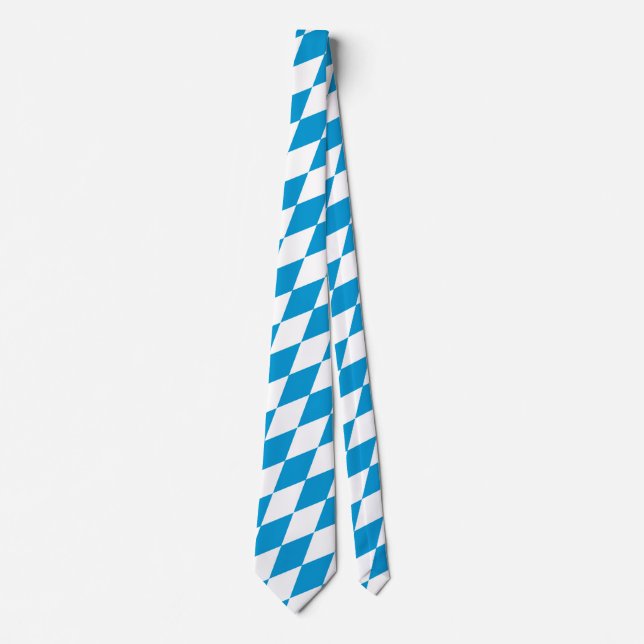 Oktoberfest, Bavarian Flag Tie (Front)