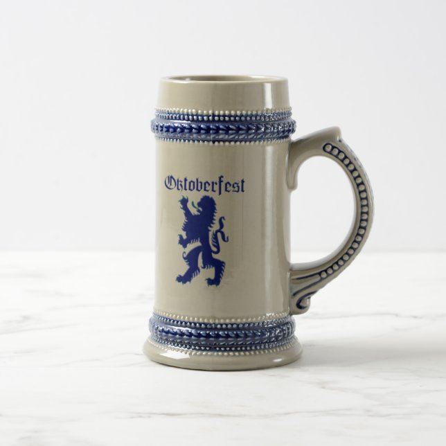 Oktoberfest Bavarian Lion Beer Stein (Right)