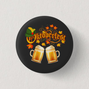 Oktoberfest Beer  3 Cm Round Badge