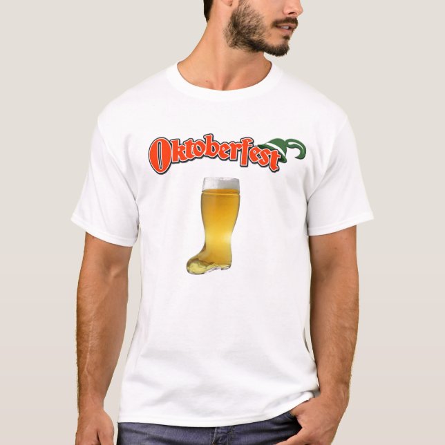 OKTOBERFEST Beer Boot T-Shirt (Front)