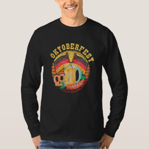 Oktoberfest Beer Drinking Festival German Flag T-Shirt