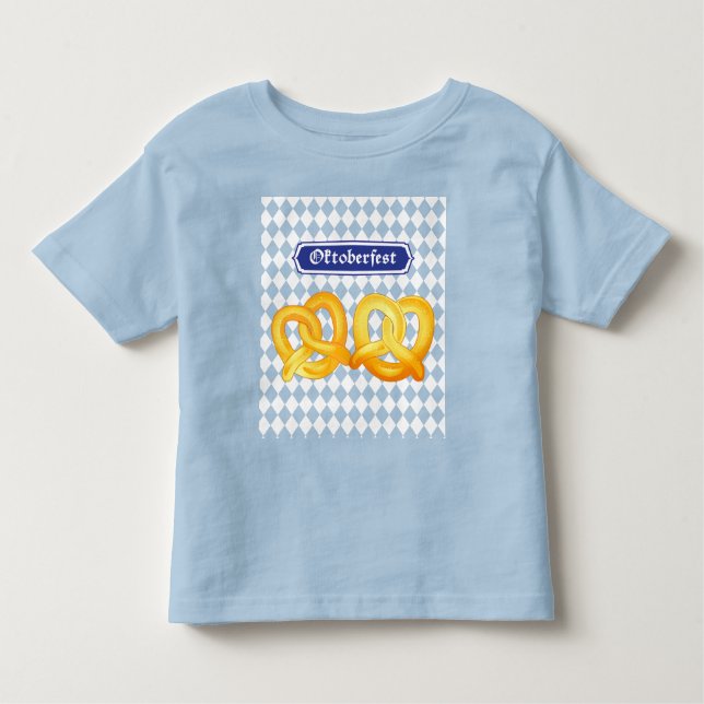 OKTOBERFEST beer Fest traditional German pretzels Toddler T-Shirt (Front)