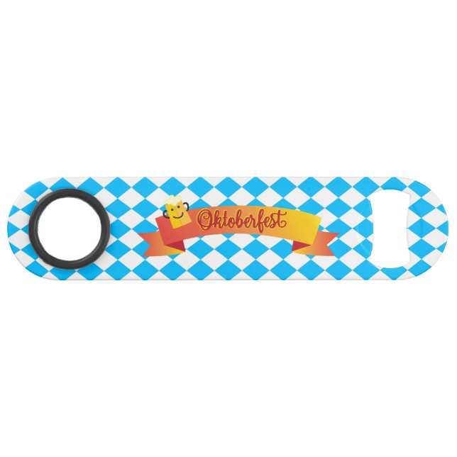OKTOBERFEST beer festival decoration Blue pattern (Front (Horizontal))