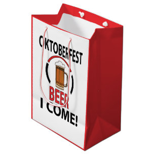 Oktoberfest Beer Festival Funny Medium Gift Bag
