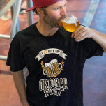 Oktoberfest Beer Festival  T-Shirt<br><div class="desc">Celebrate Oktoberfest during this October,  let's dressing up,  drinking German beer and eating tasty Bavarian food.  This t-shirt design makes for a great gift for beer lovers dedicated to making it to Germany for an authentic Oktoberfest.</div>