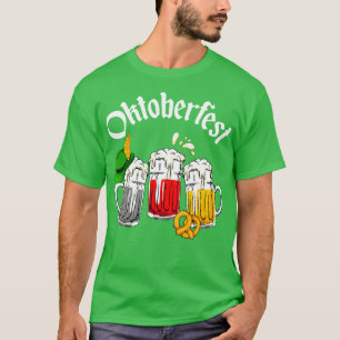 Oktoberfest Beer German Flag Men Women Drinking Mu T-Shirt