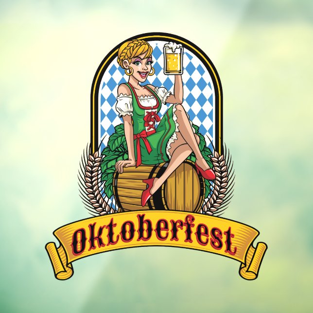 Oktoberfest Beer Keg Maid (Sheet 3)