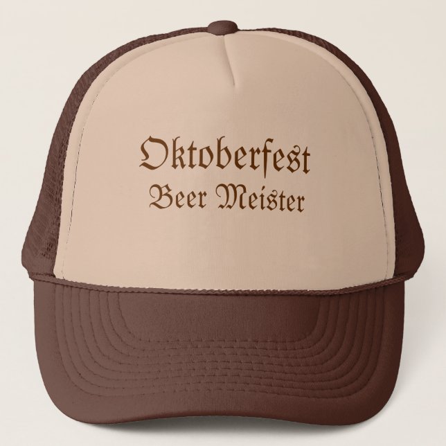 Oktoberfest Beer Meister Hat (Front)