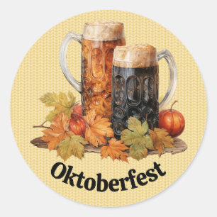 Oktoberfest Beer Mugs Stickers