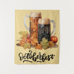 Oktoberfest Beer Mugs Tapestry