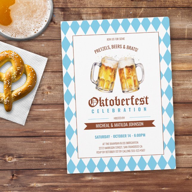 Oktoberfest Beer Party Invitation (Oktoberfest Beer Party Invitation)