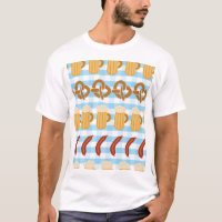 Oktoberfest: beer, pretzel, sausage pattern
