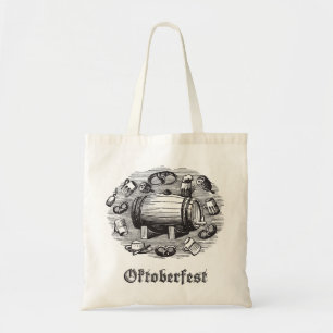Oktoberfest Beer & Pretzel Tote