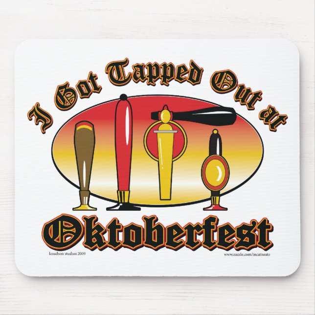 Oktoberfest Beer Tappers Mouse Pad (Front)