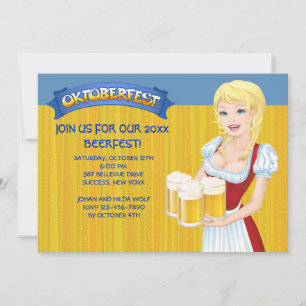 Oktoberfest Beerfest Invitation