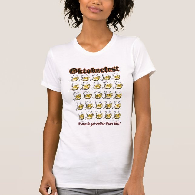 Oktoberfest Beers T-Shirt (Front)