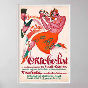 Oktoberfest Bier Festival Volksfest Munich Bavaria Poster