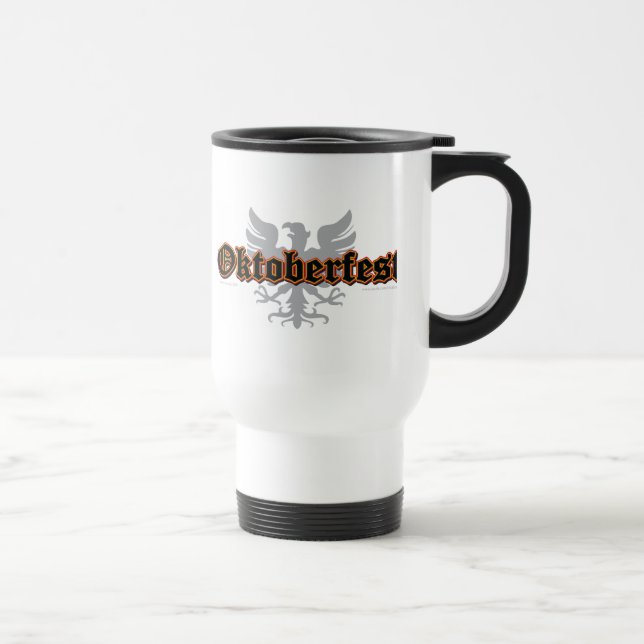 Oktoberfest Bird Travel Mug (Right)