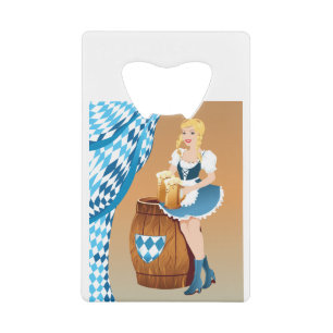 oktoberfest blonde beer girl
