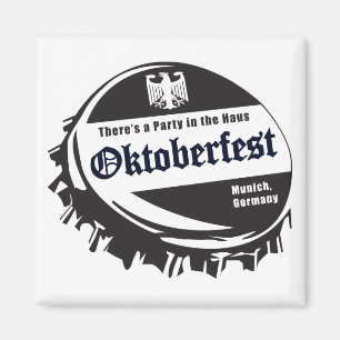 Oktoberfest-Bottle-Cap Magnet