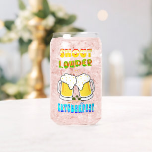 Oktoberfest Can Glass