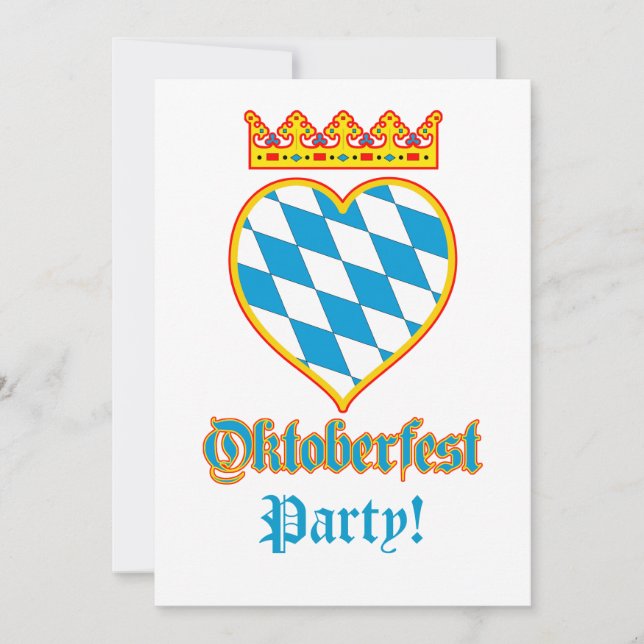Oktoberfest Celebration Invitation (Front)