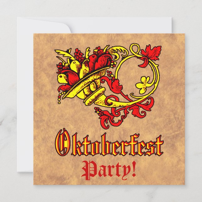 Oktoberfest Celebration Invitation (Front)