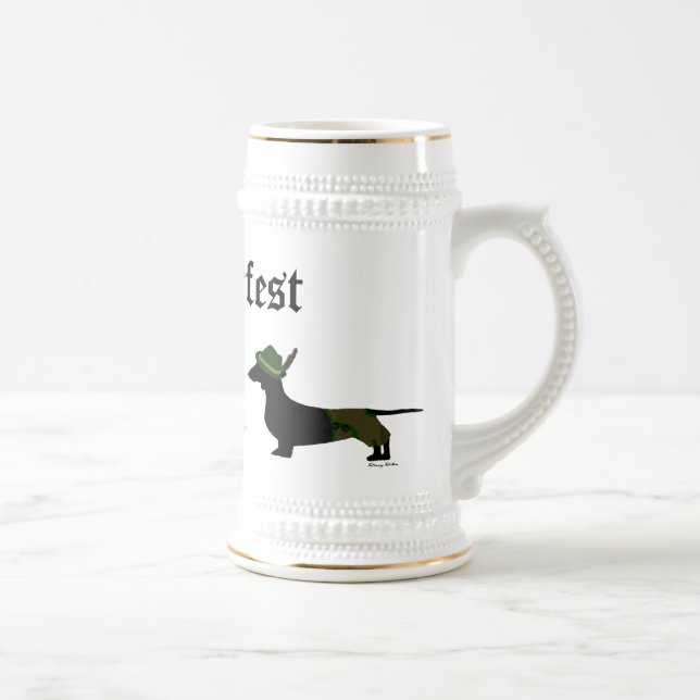 Oktoberfest Ceramic Beer Stein (Right)