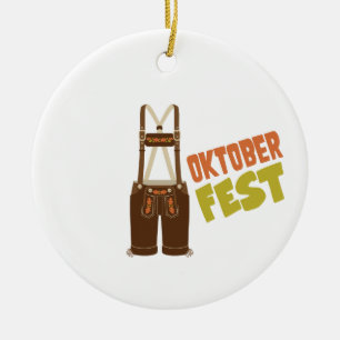 Oktoberfest Ceramic Tree Decoration