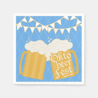 Oktoberfest Cheers Beer Napkin