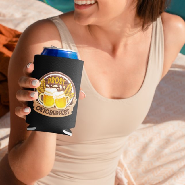 Oktoberfest Cheers German Drinking Beer Party Can Cooler (Creator Uploaded)