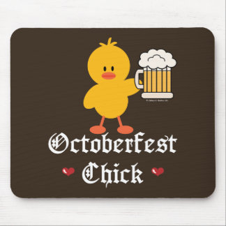 Oktoberfest Chick Mousepad