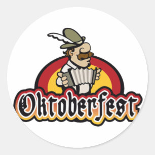 Oktoberfest Classic Round Sticker