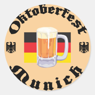 Oktoberfest Classic Round Sticker