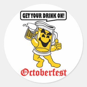 OKTOBERFEST CLASSIC ROUND STICKER