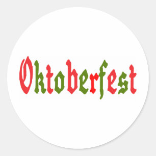 Oktoberfest Classic Round Sticker