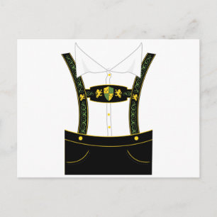 Oktoberfest Clothing Postcard