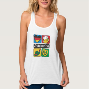 Oktoberfest Colourful Icons Singlet