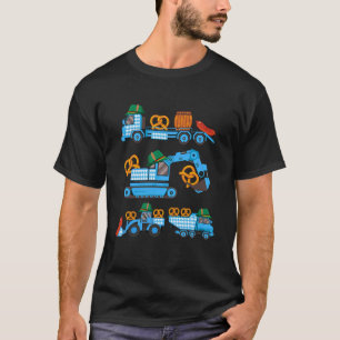 Oktoberfest Construction Vehicles German Costume B T-Shirt