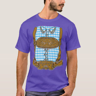 Oktoberfest Costume Halloween Lederhosen  T-Shirt