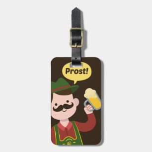 Oktoberfest custom luggage tag